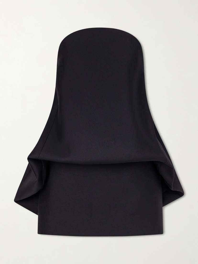 Balenciaga Wool-blend Mini Balloon Dress