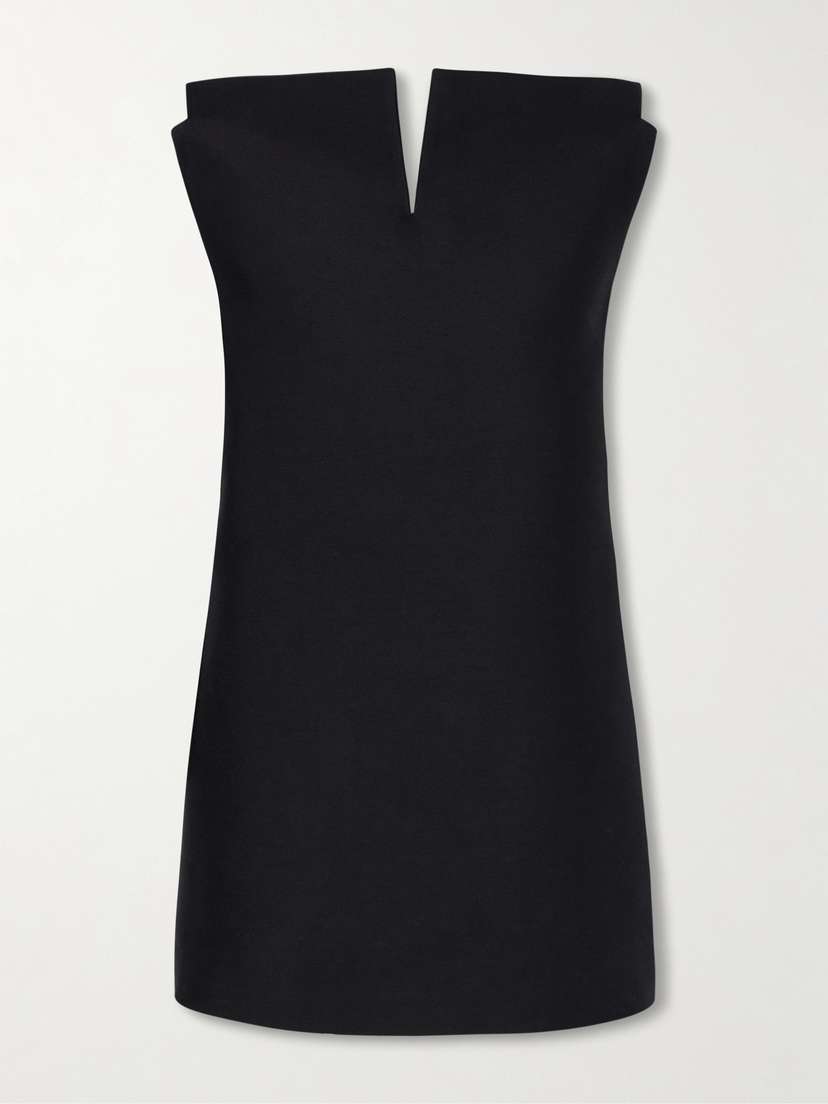 Balenciaga Vareuse Draped Scuba Mini Dress