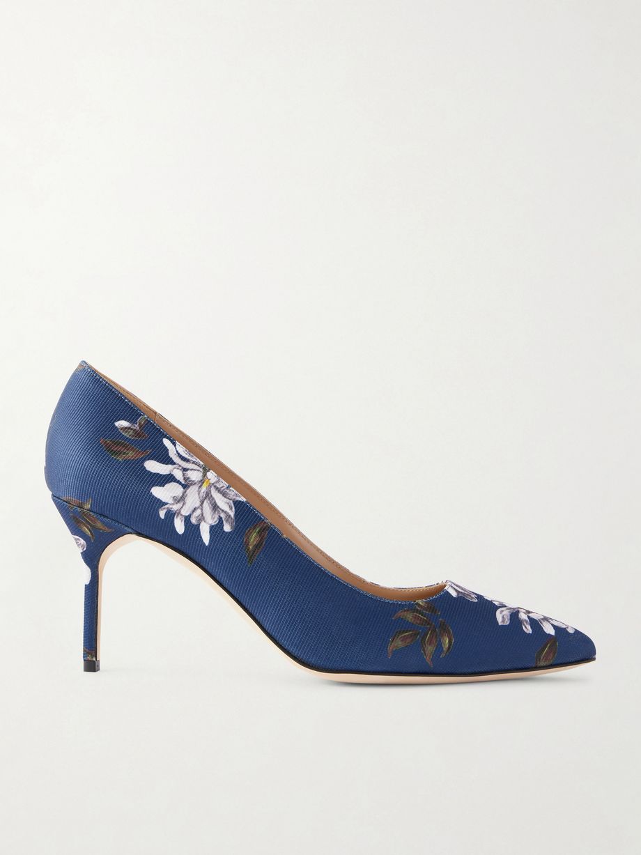+ Emilia Wickstead 70 floral-print woven pumps