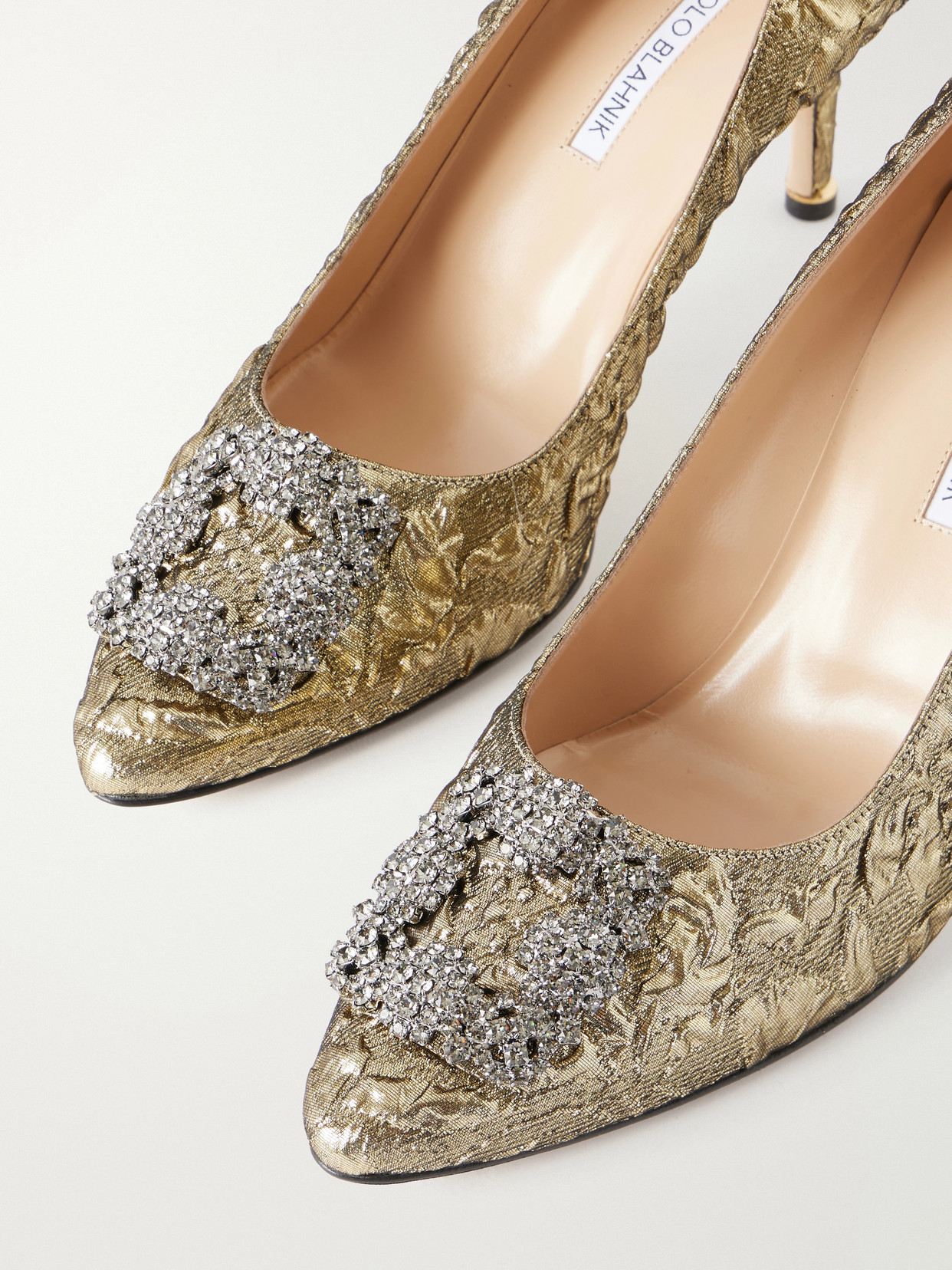 + Emilia Wickstead Hangisi 70 Crystal-Embellished Pumps