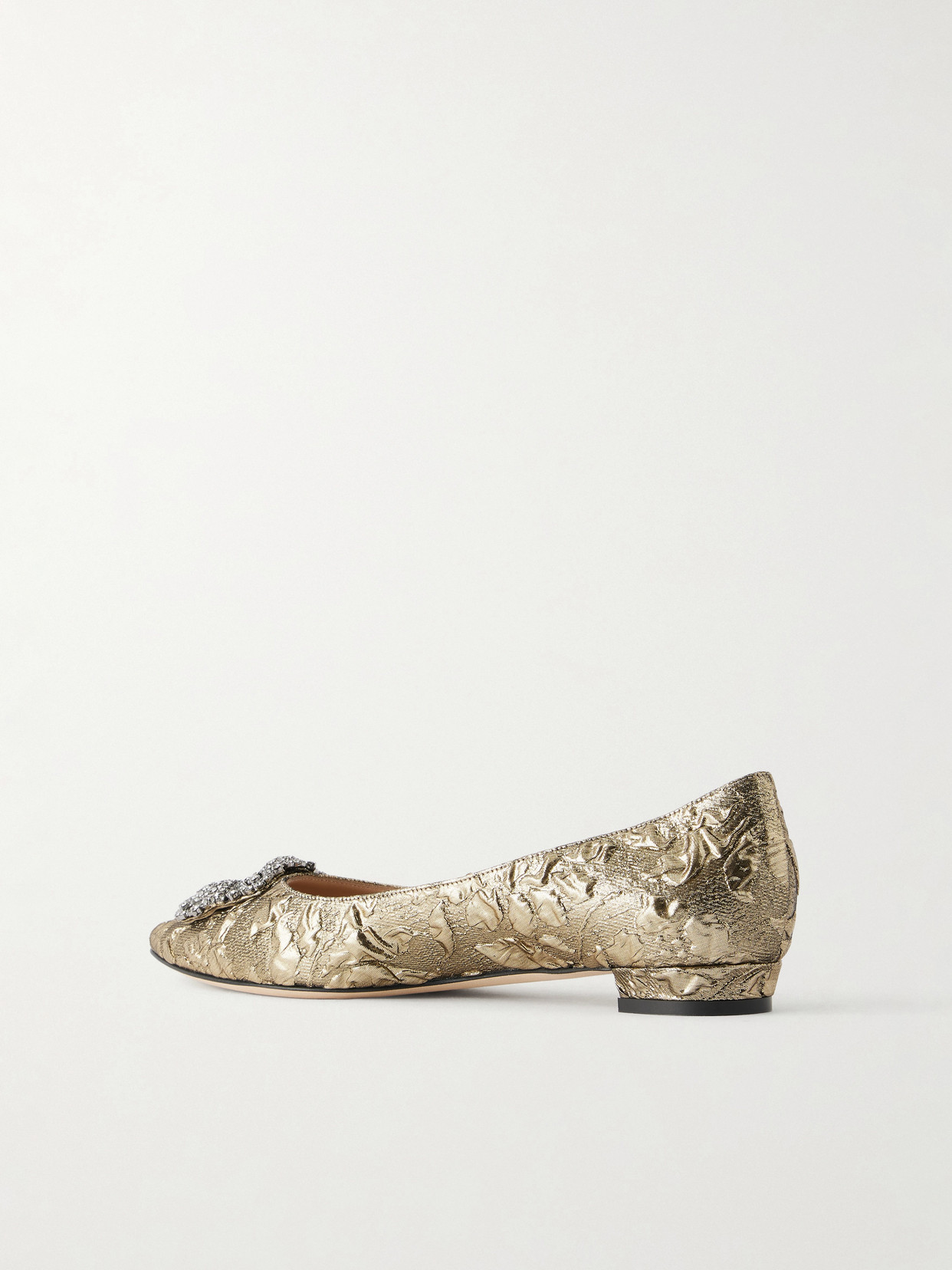 + Emilia Wickstead Hangisi Crystal-Embellished Ballet Flats