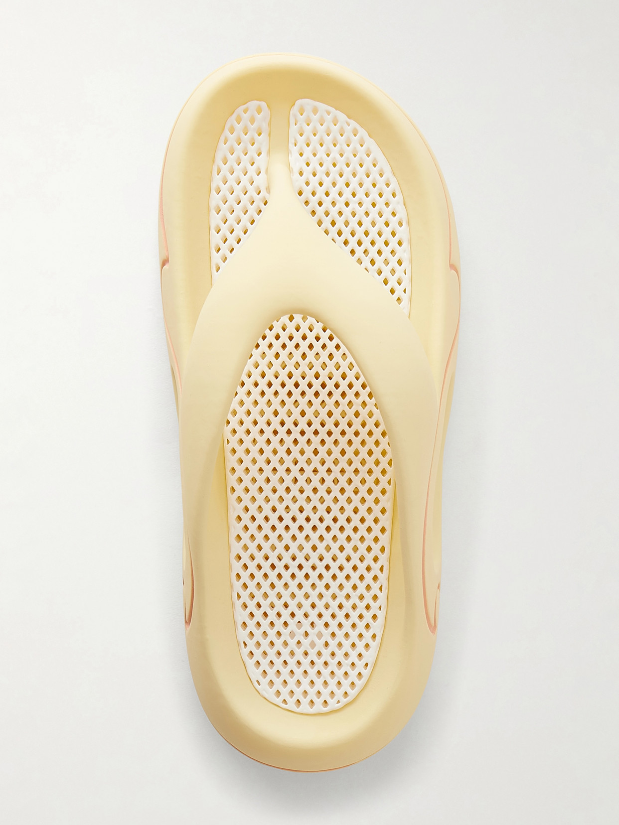 3D Logo-Embossed Thong Sandals