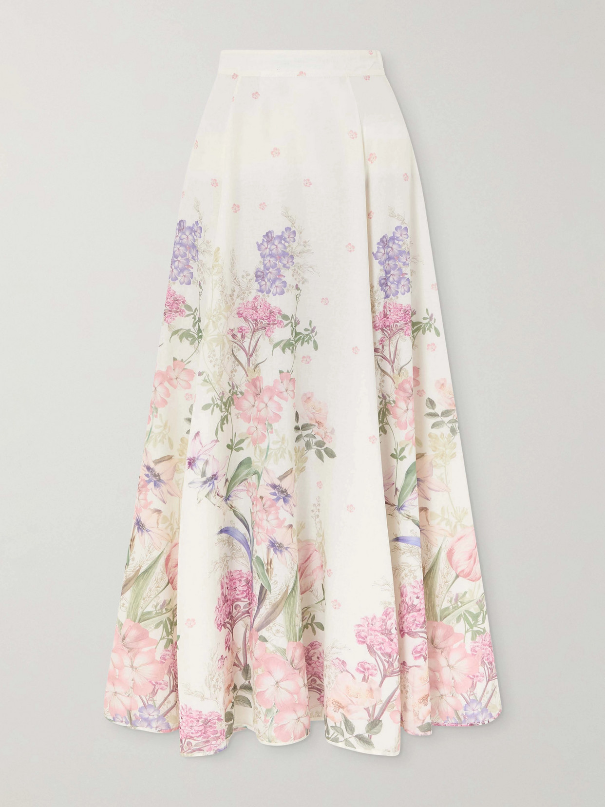 Ventine Floral-Print Cotton-Blend Maxi