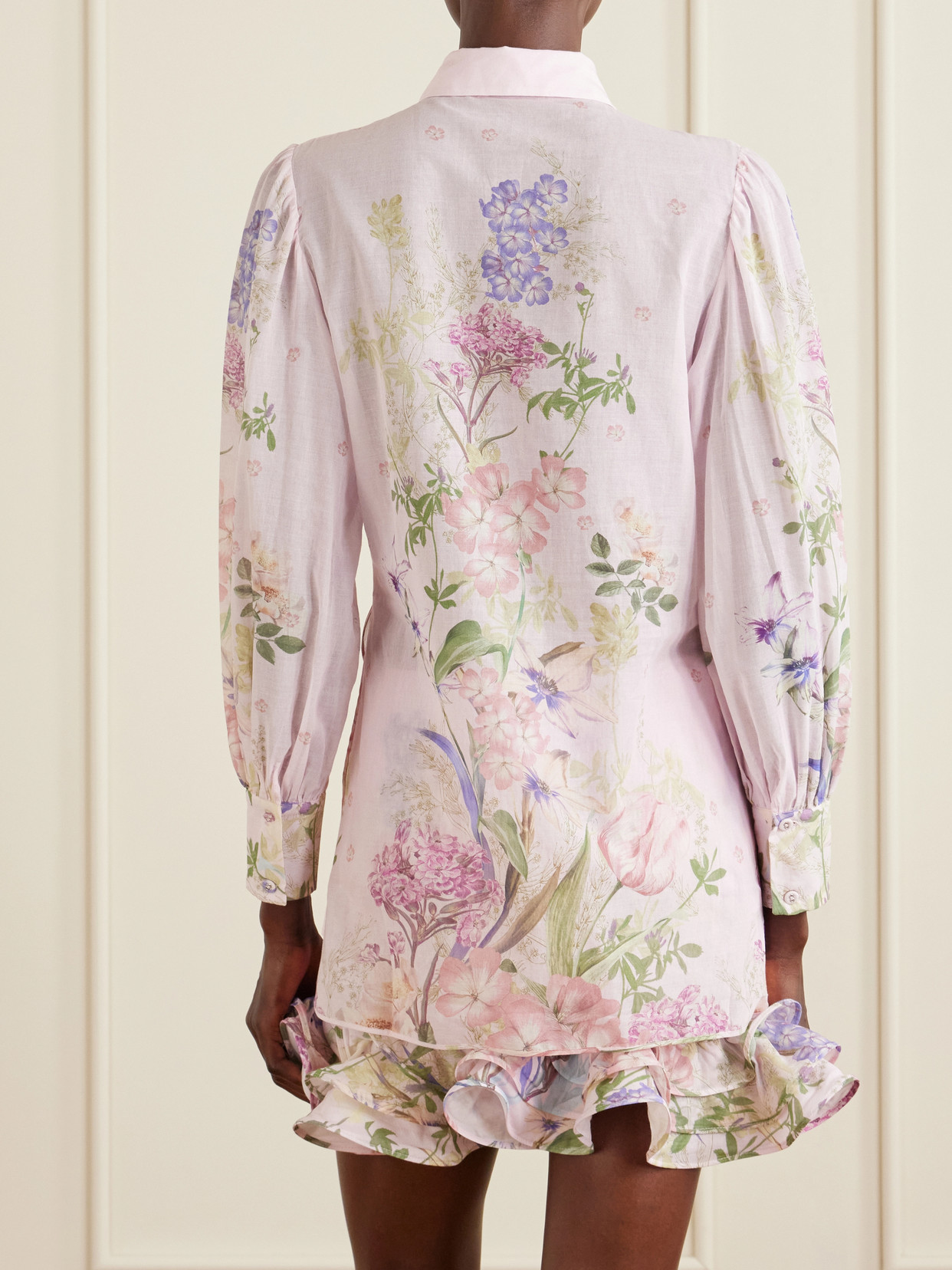 Aster Floral-Print Cotton-Blend Shirt