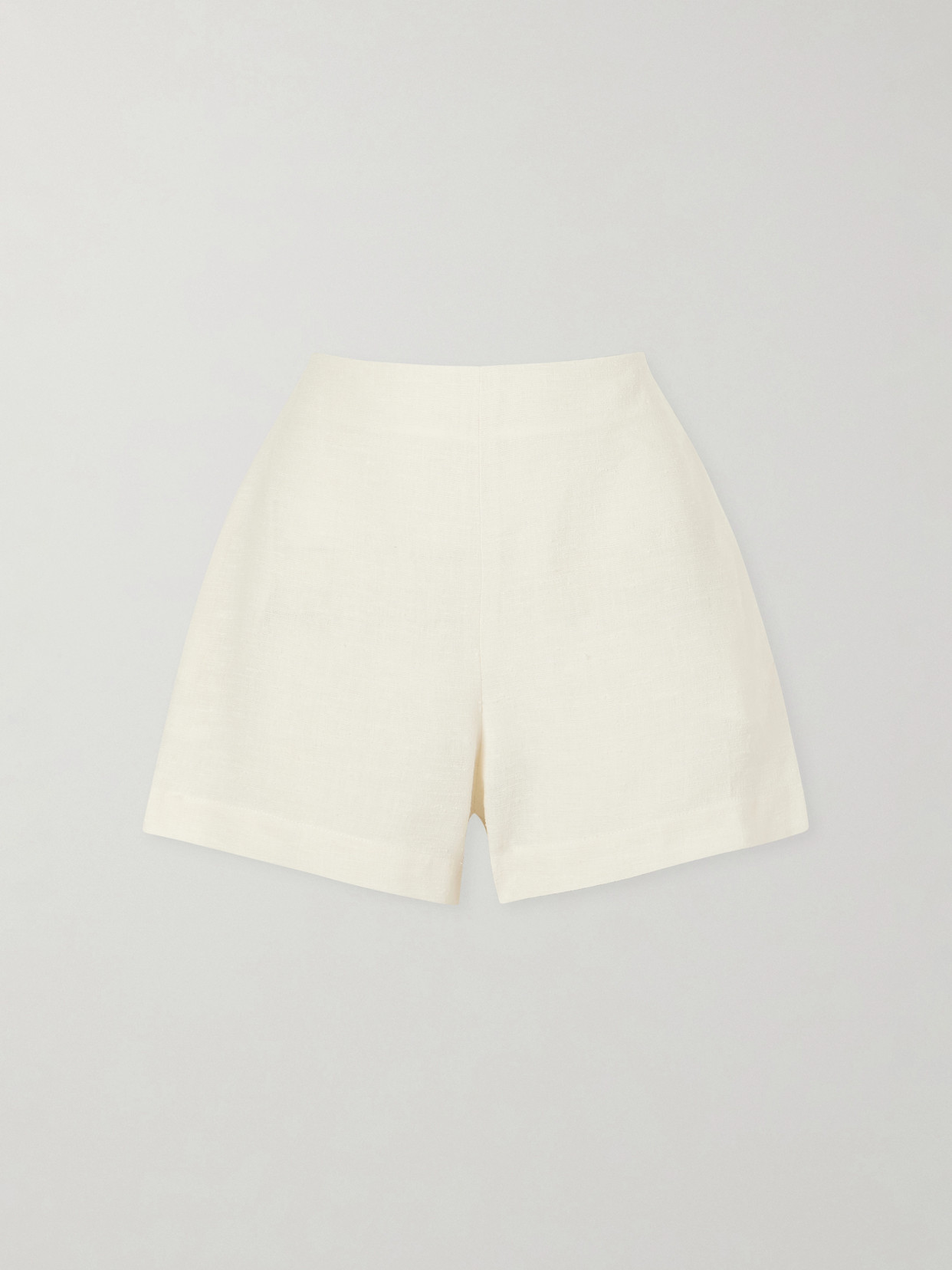 Lisa Marie Fernandez Canvas Shorts In White