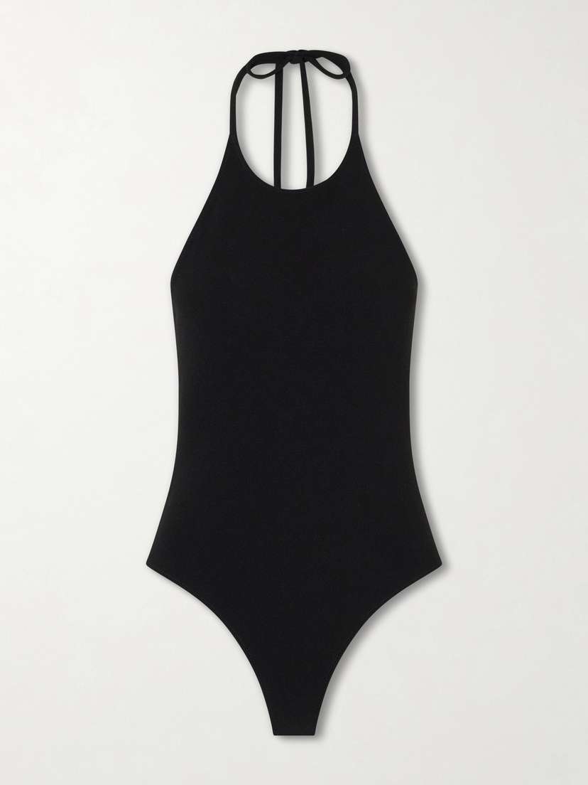 Lisa Marie Fernandez Halter Maillot Swimsuit | Thumbnail 4