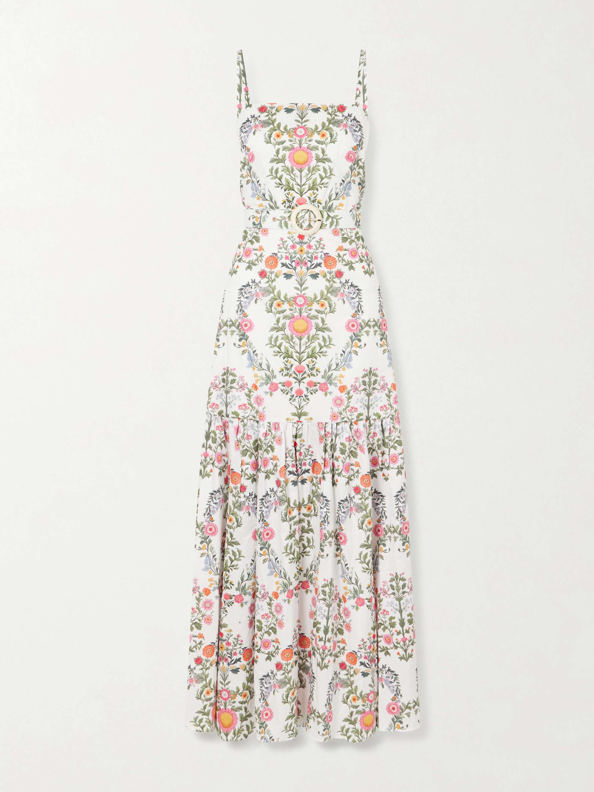 BORGO DE NOR Cordiela tiered broderie anglaise cotton maxi dress