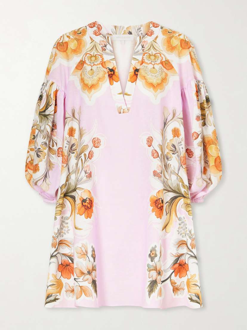 Borgo de Nor Harlow Cotton-blend Lace Mini Dress