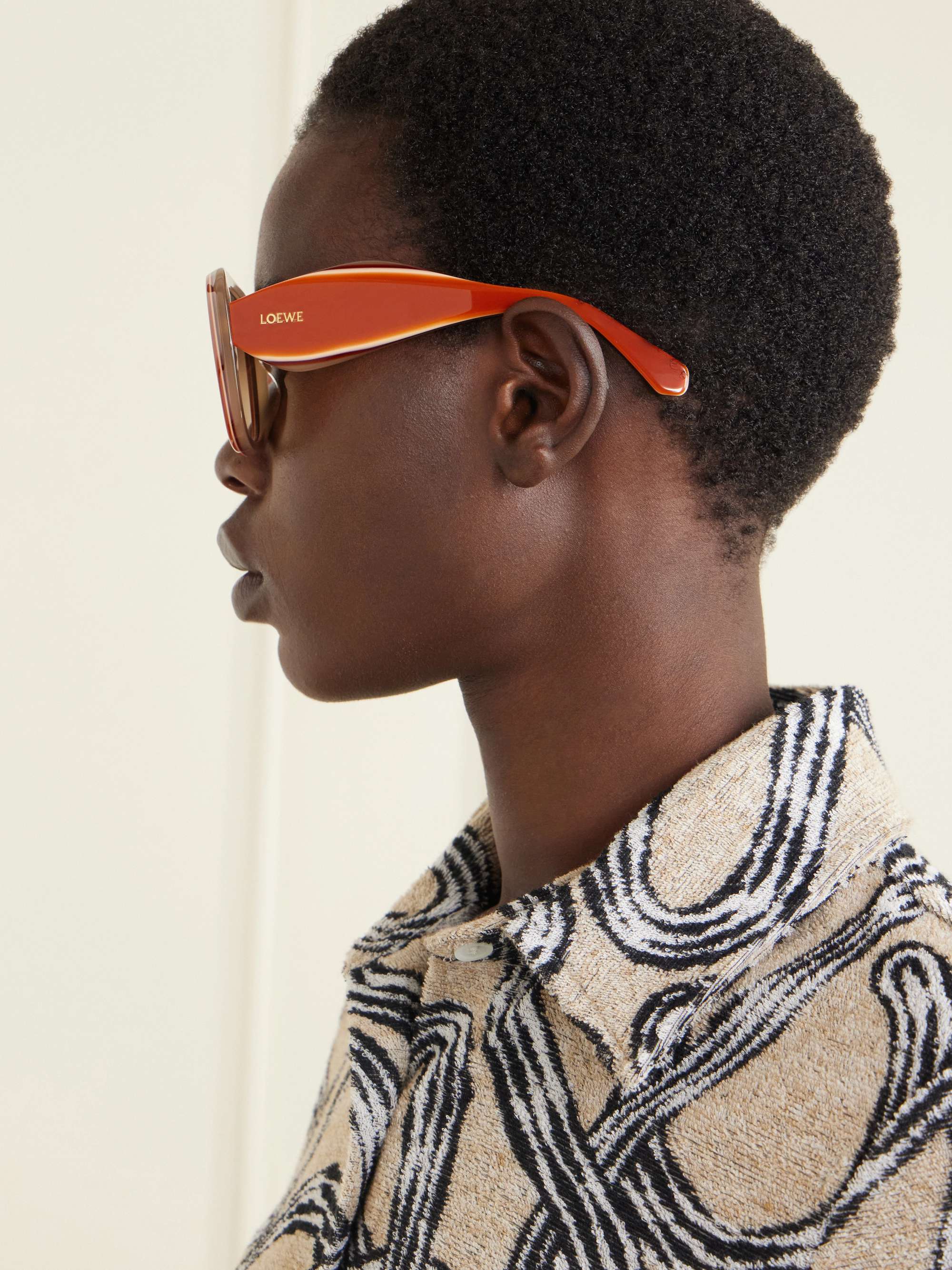 LOEWE EYEWEAR + Paula's Ibiza square-frame acetate sunglasses