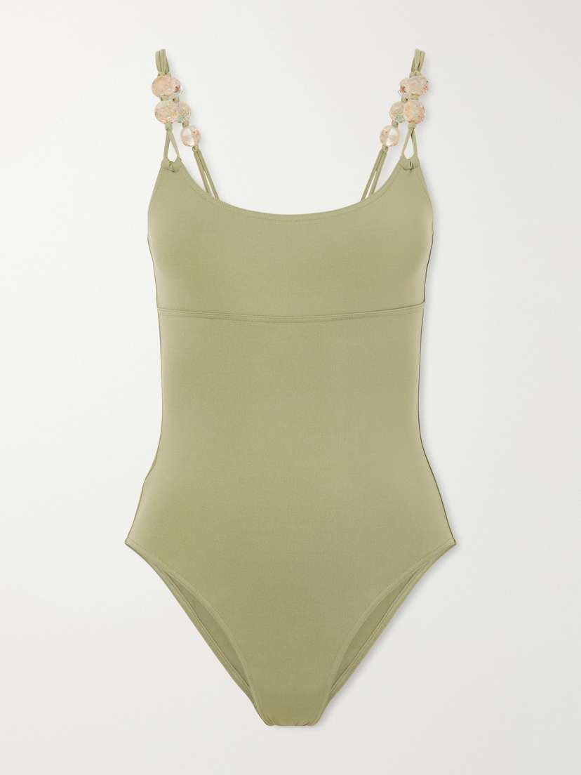 Lynda Bead-embellished Swimsuit