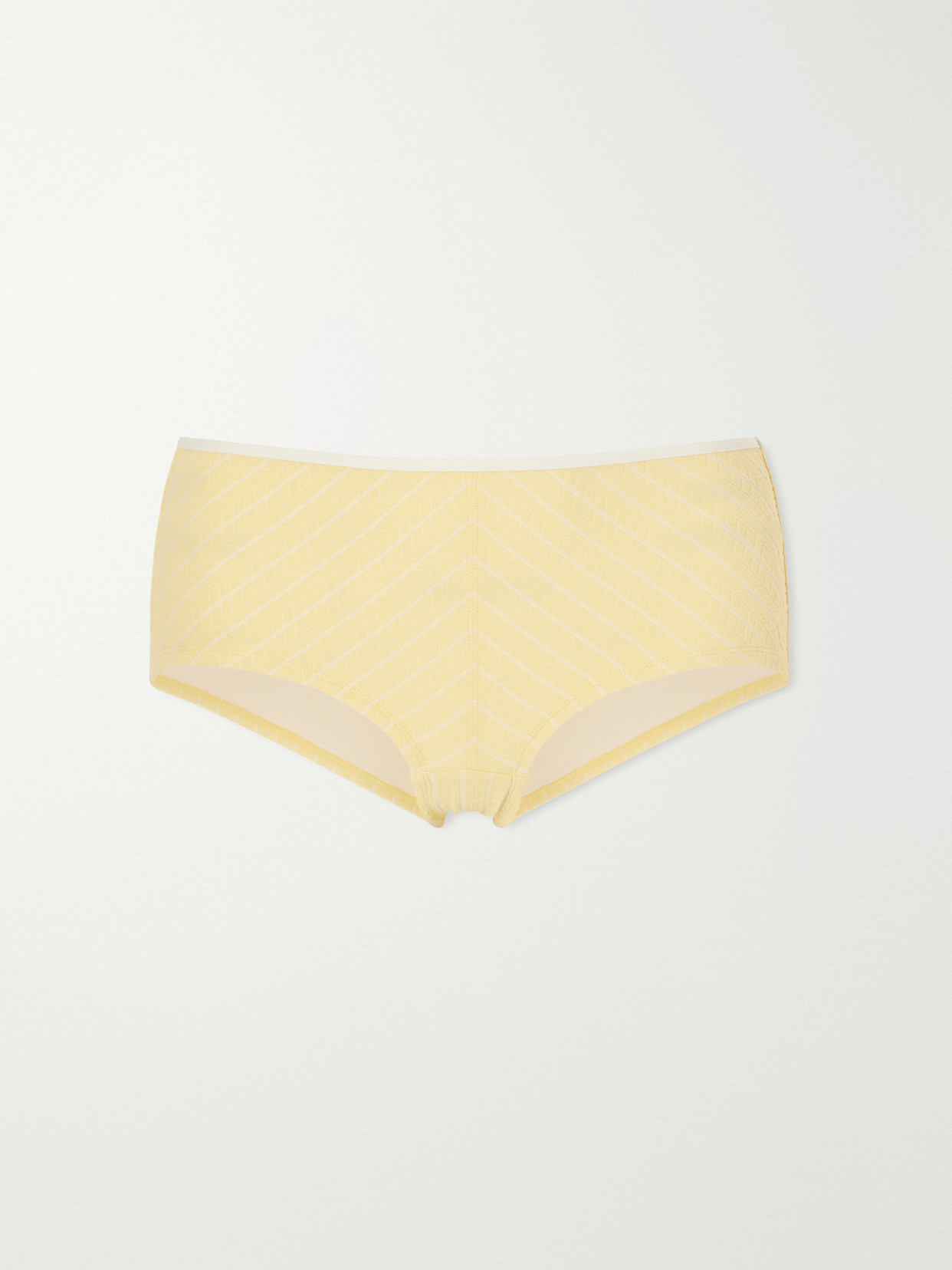 Eres Aftersun Jacquard Bikini Bottoms In Yellow