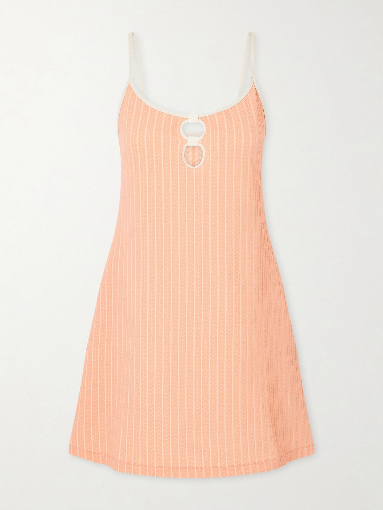 Eres Vitality Cut-out Jacquard Coverup In Pink