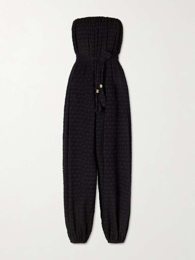 Eres Silk And Cotton-blend Jacquard Jumpsuit