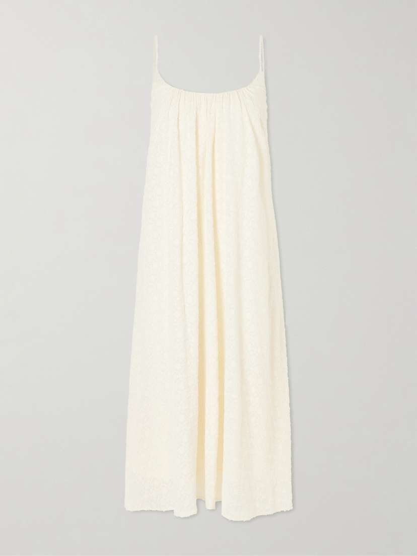 Eres Confidentielle Draped Silk And Cotton-blend Coverup