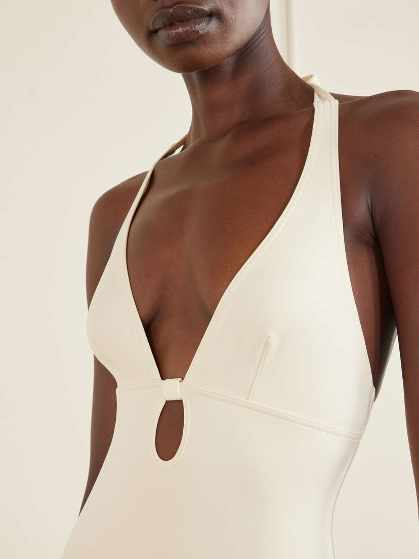 Eres Harmony Embellished Cut-out Stretch-jersey Swimsuit | Thumbnail 4
