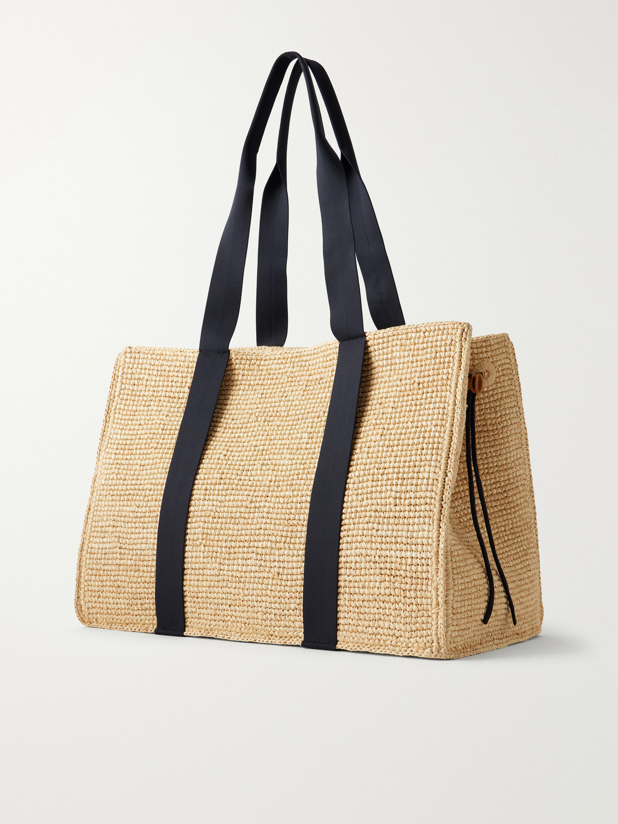Faux Raffia Tote Bag