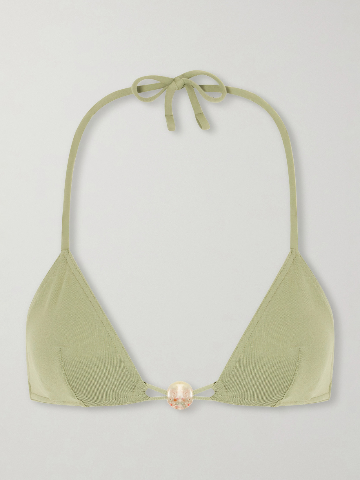 Eres Alva Bikini Top In Green