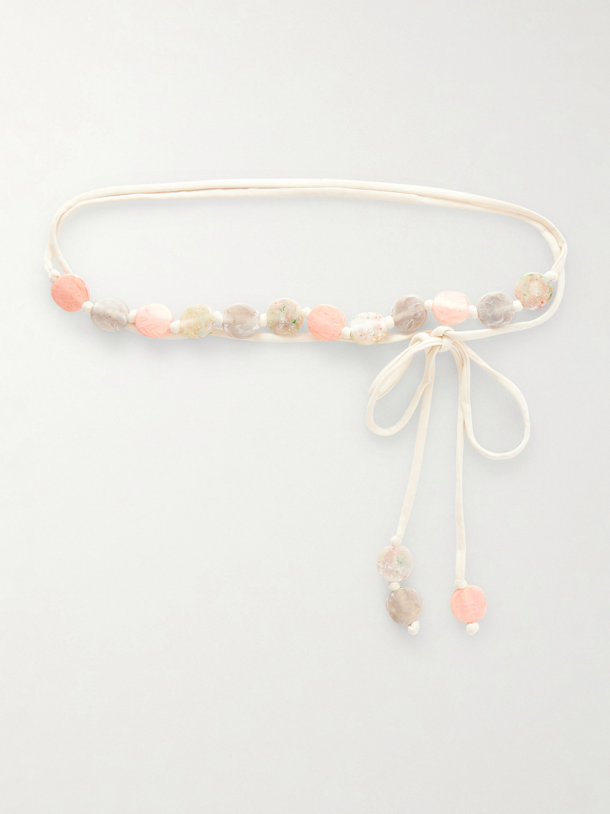 Eres Pam Bead-embellished Cord Belt In Multi