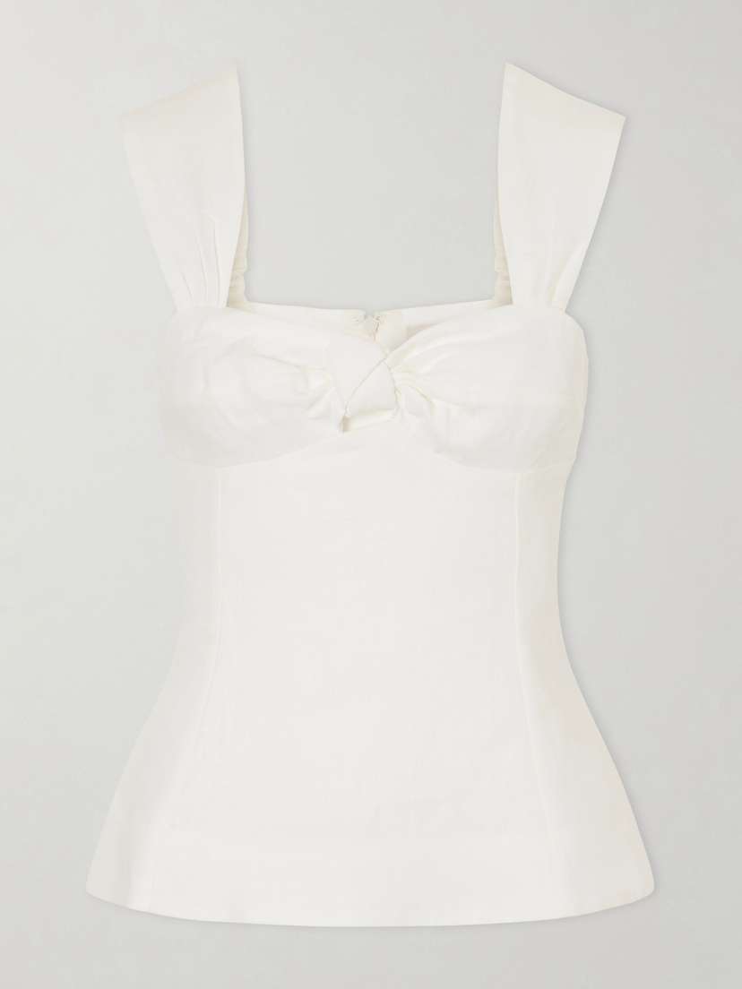 Faithfull Pallida Linen Top