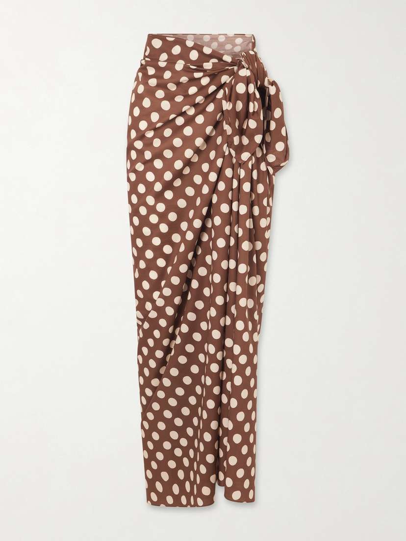 Faithfull Lomas Polka-dot Cotton Pareo