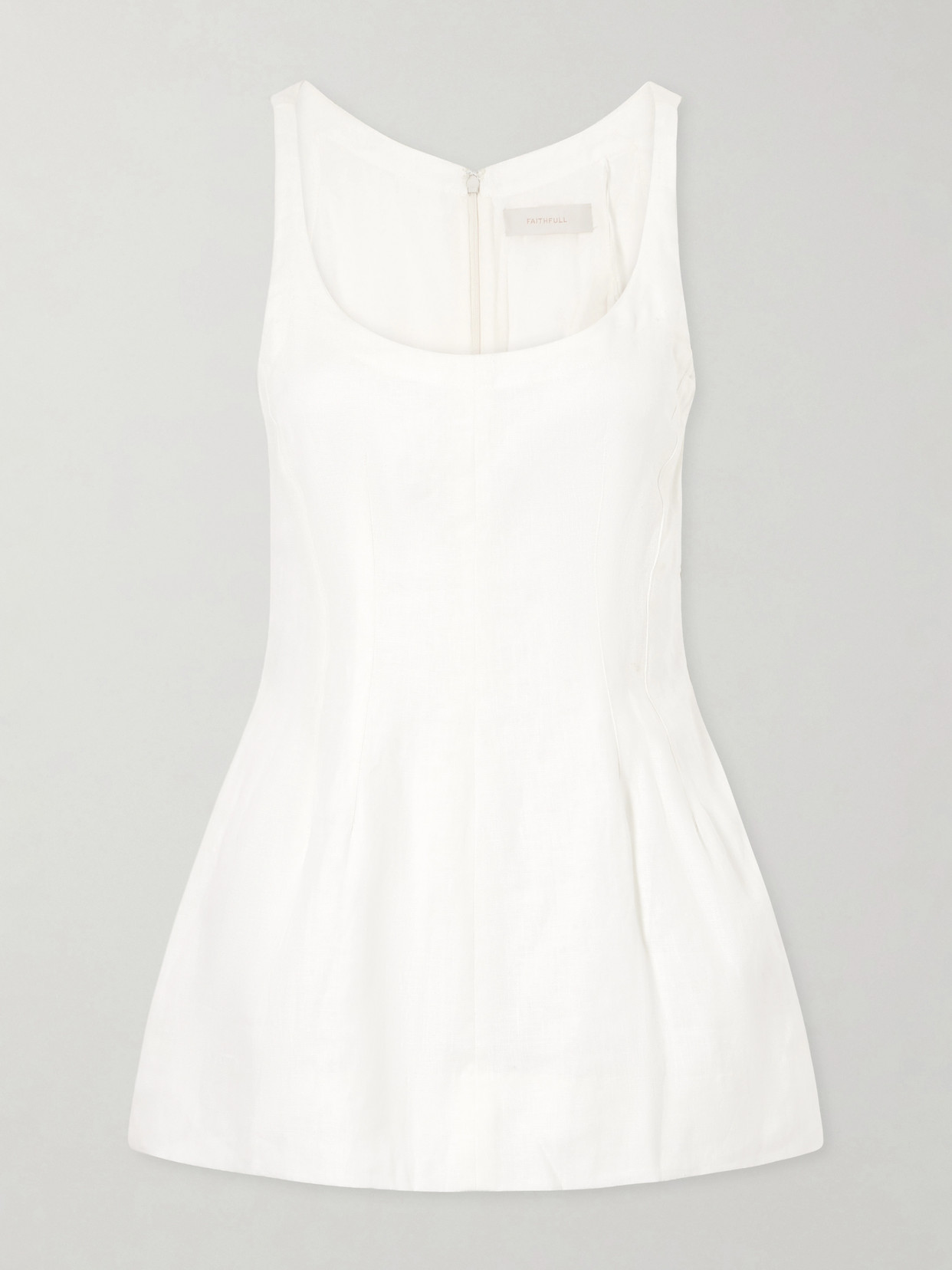 Faithfull Syna Linen Blouse In White
