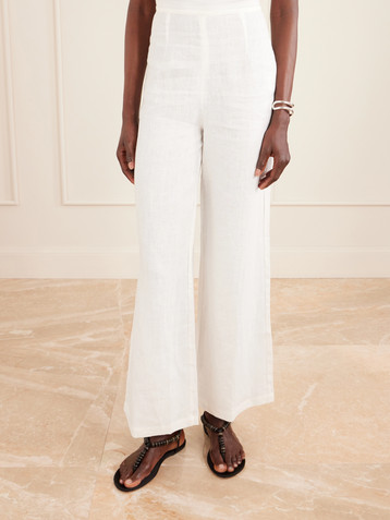 Faithfull Syna linen straight-leg pants