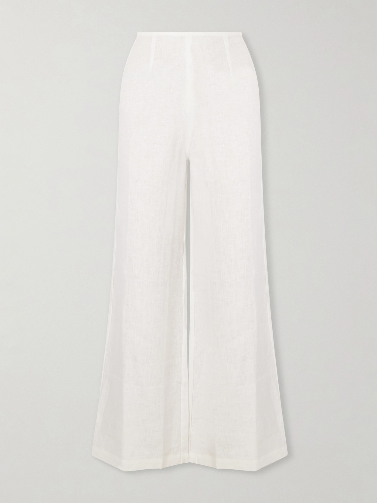Faithfull Syna Linen Straight-leg Pants In White