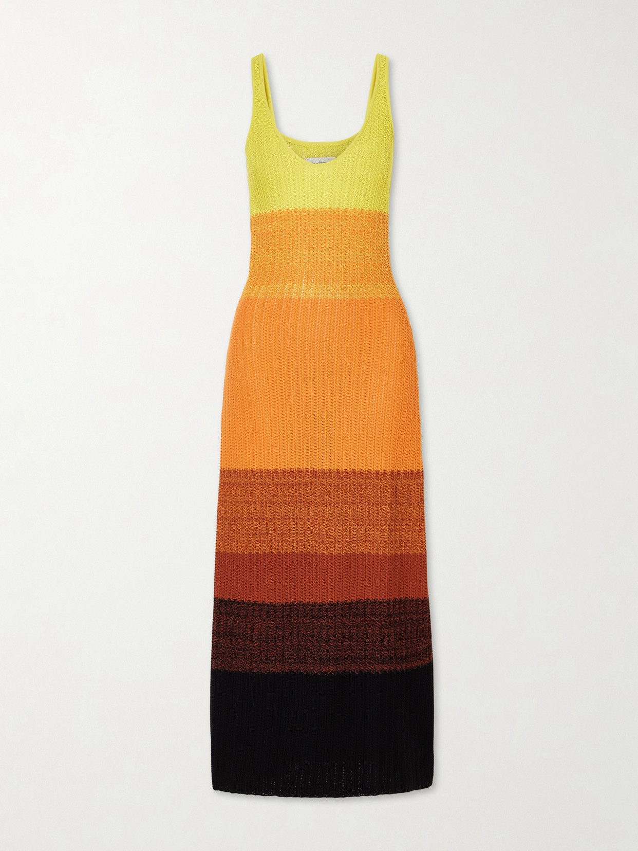 Escvdo Huaral Cotton Maxi Dress In Multi