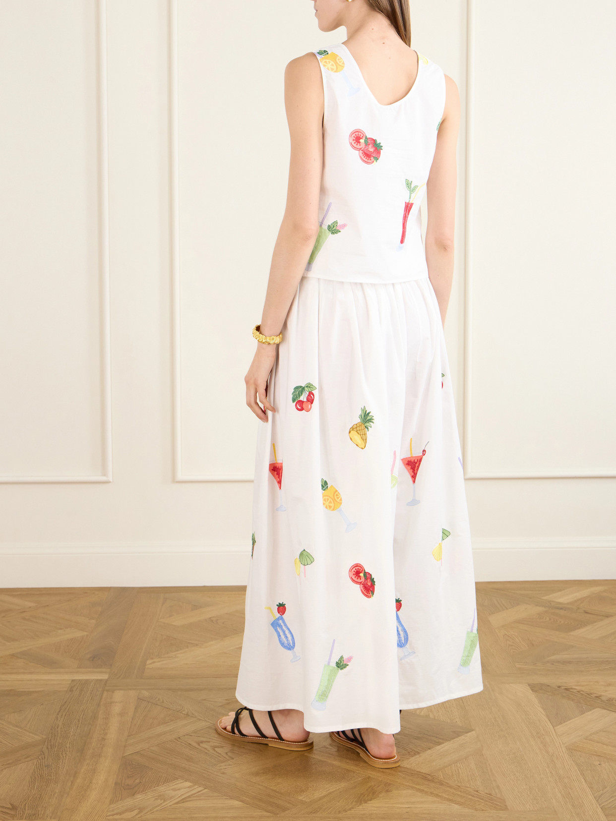 Certaldo Embroidered Cotton Top