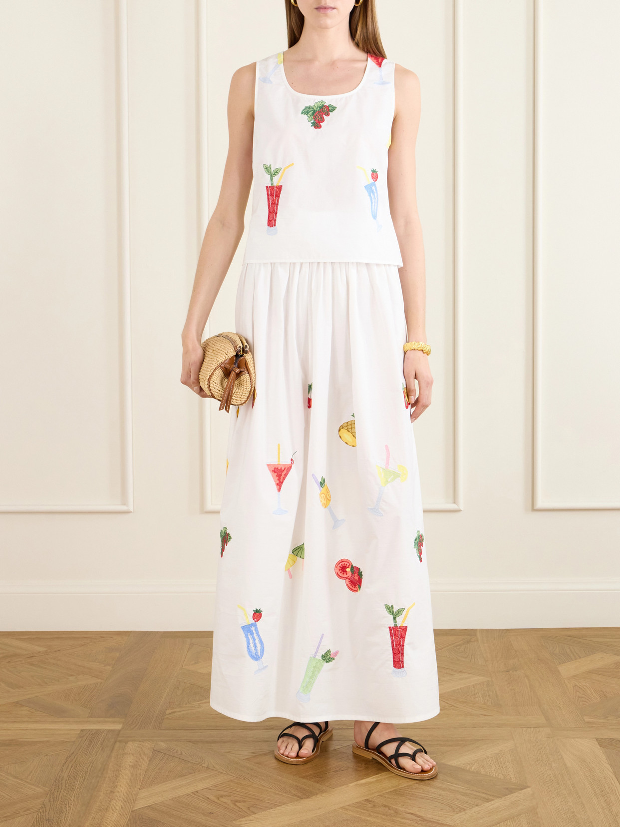 Certaldo Embroidered Cotton Top