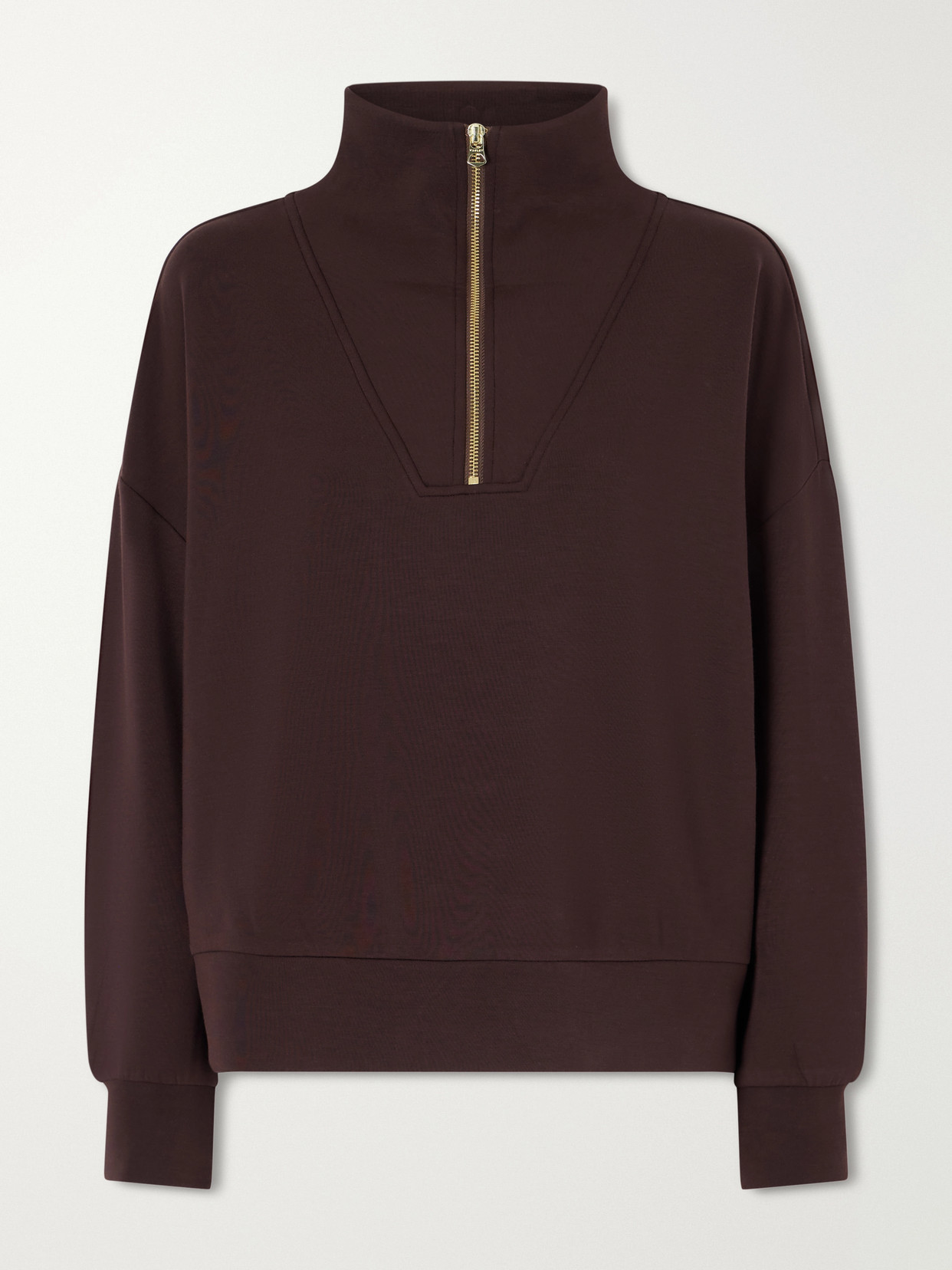 Varley - Hawley Jersey Sweatshirt - Brown