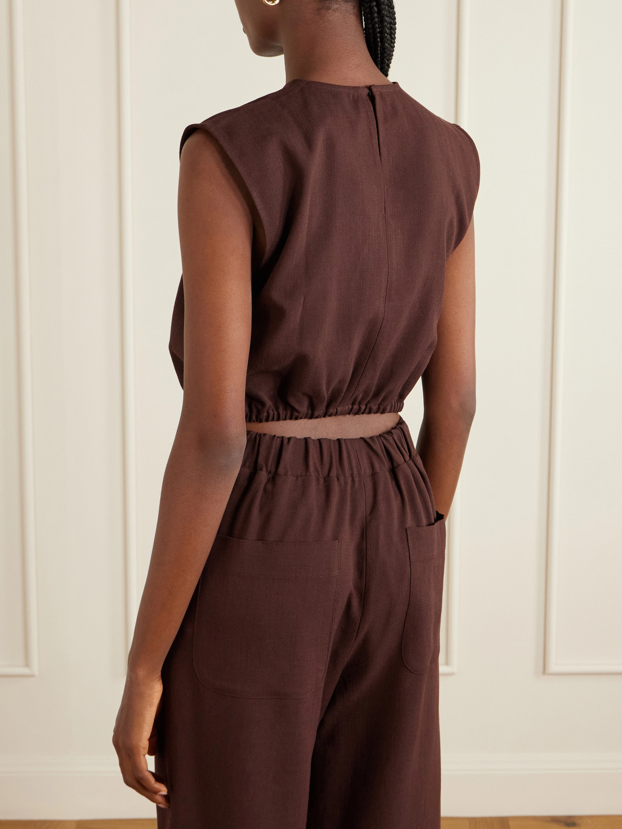Andie Cotton-Blend Blouse