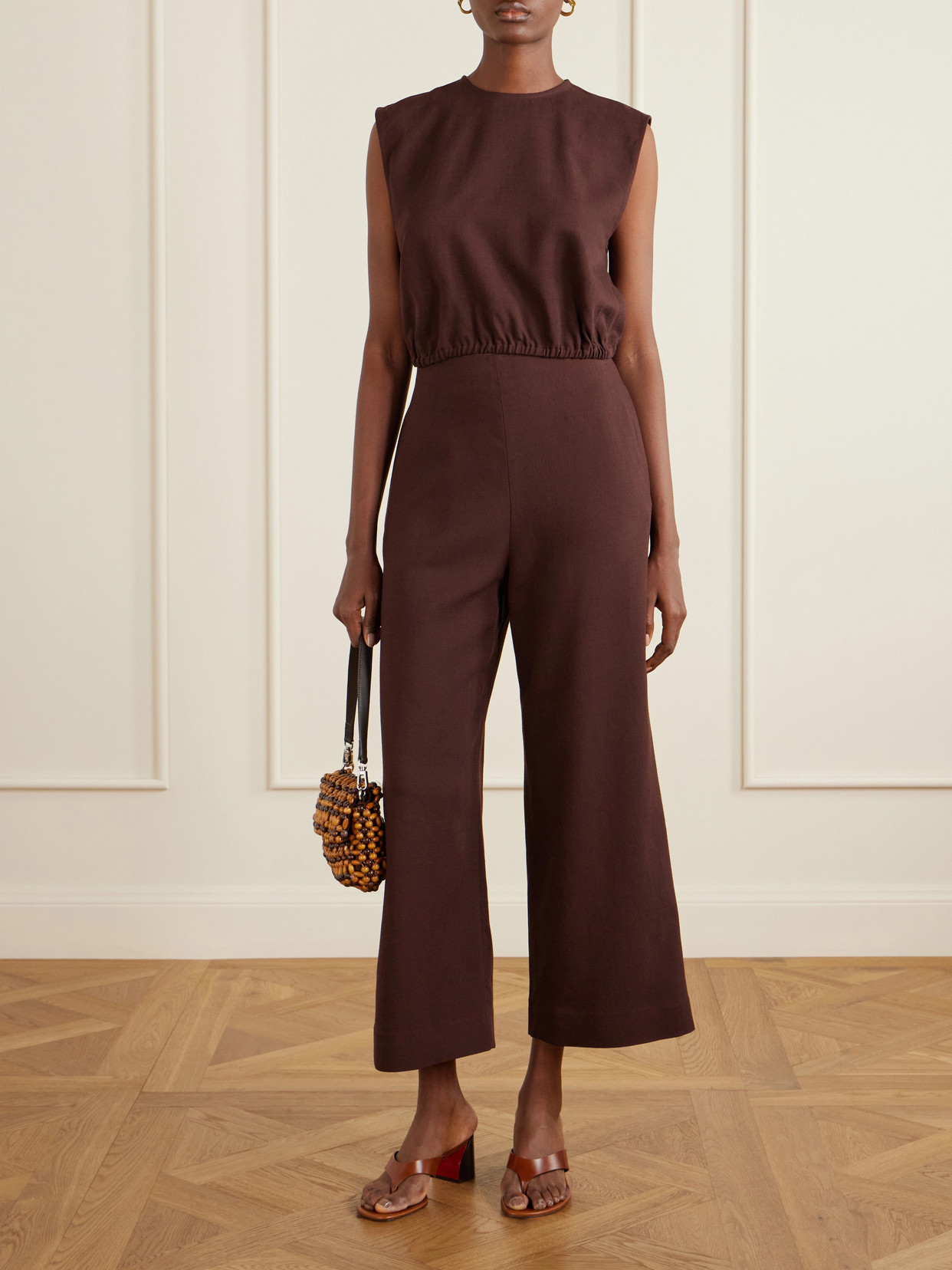 Andie Cotton-Blend Blouse