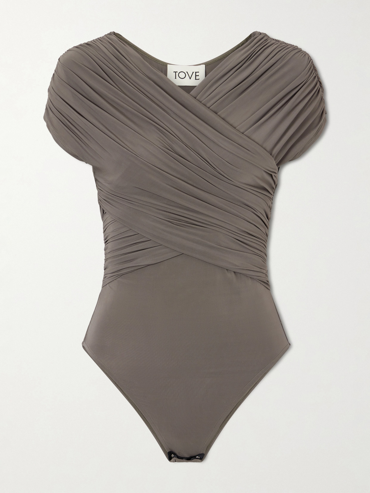 TOVE - Sidney Jersey-crepe Bodysuit - Green