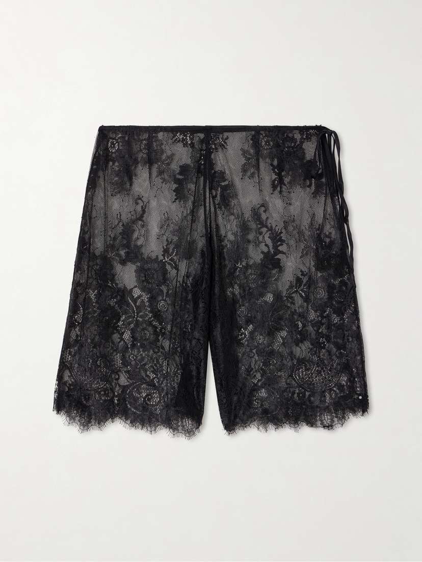 Kiki de Montparnasse Sabine Lace Bermuda Shorts | Thumbnail 4
