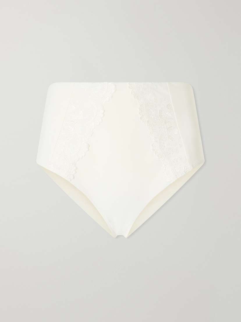 Kiki de Montparnasse Juliette Embroidered Bikini Briefs