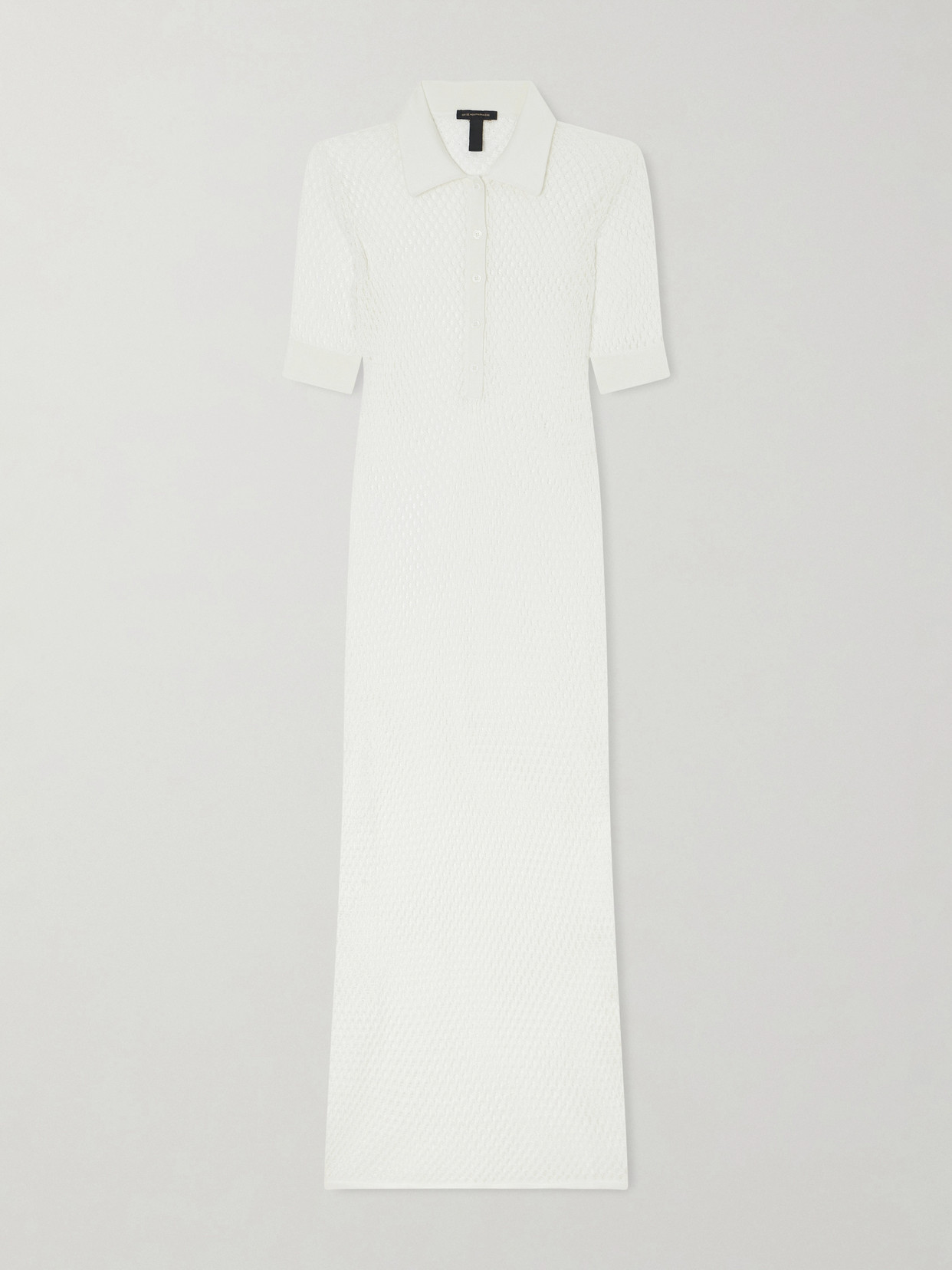 Kiki De Montparnasse Crocheted Silk Coverup In White