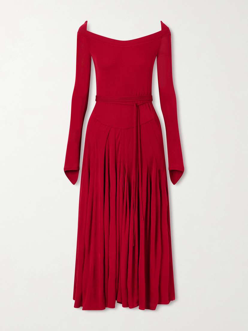 Tory Burch Jersey Pleated Maxi Dress | Thumbnail 6 Tory Burch Jersey Pleated Maxi Dress | Thumbnail 6