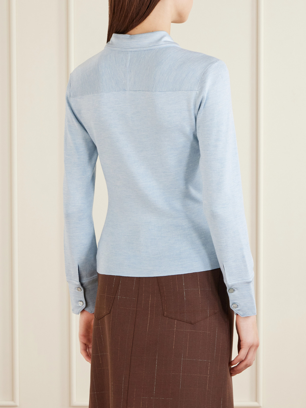Silk-Blend Polo
