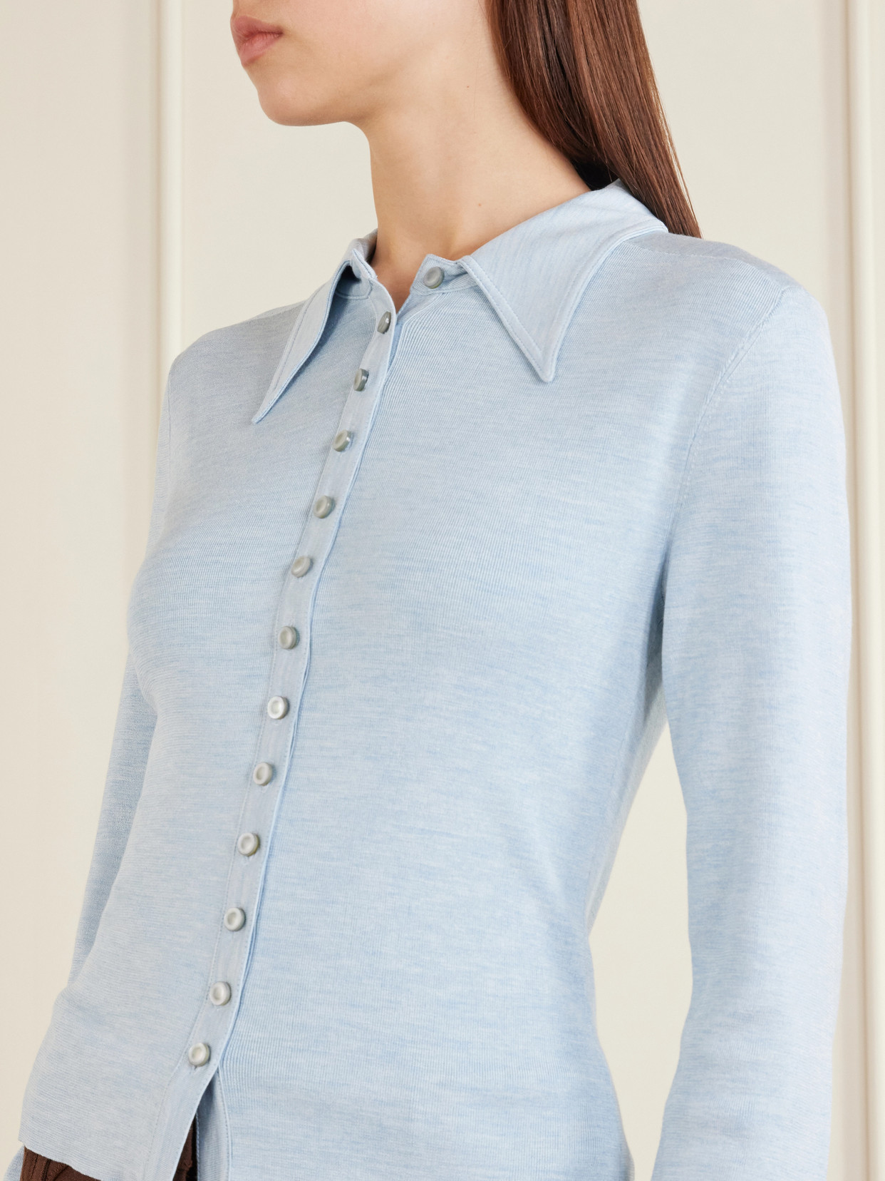 Silk-Blend Polo