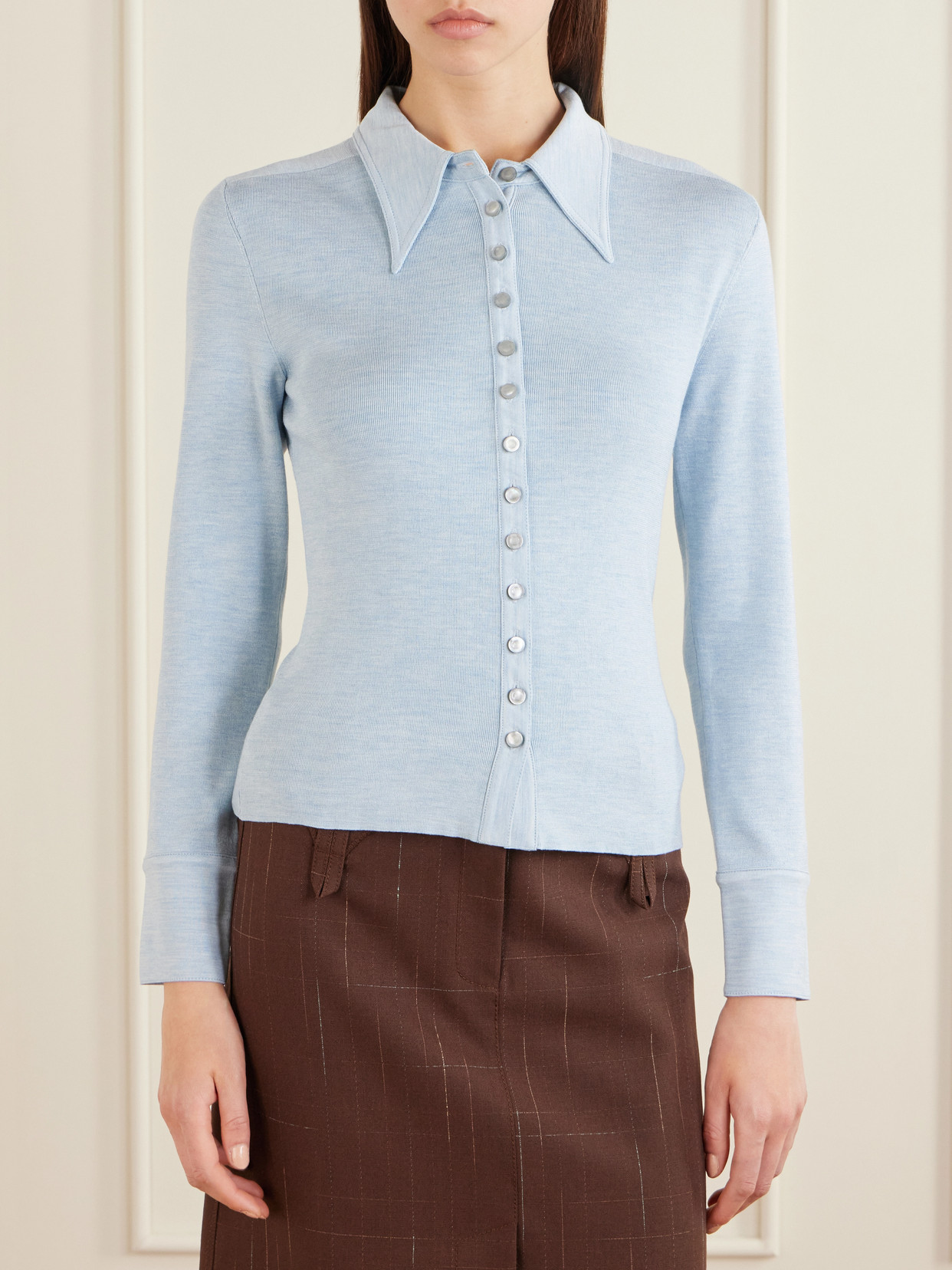 Silk-Blend Polo