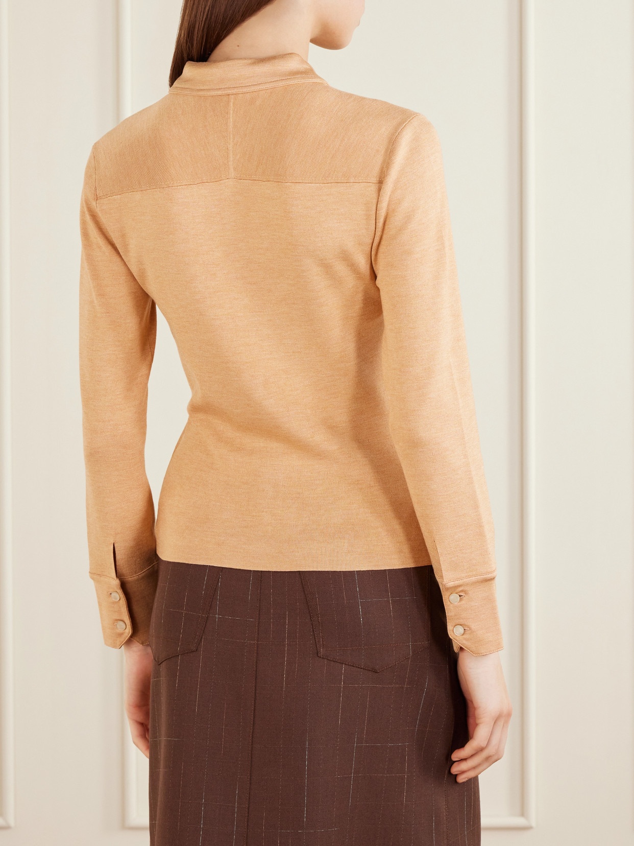 Silk-Blend Polo
