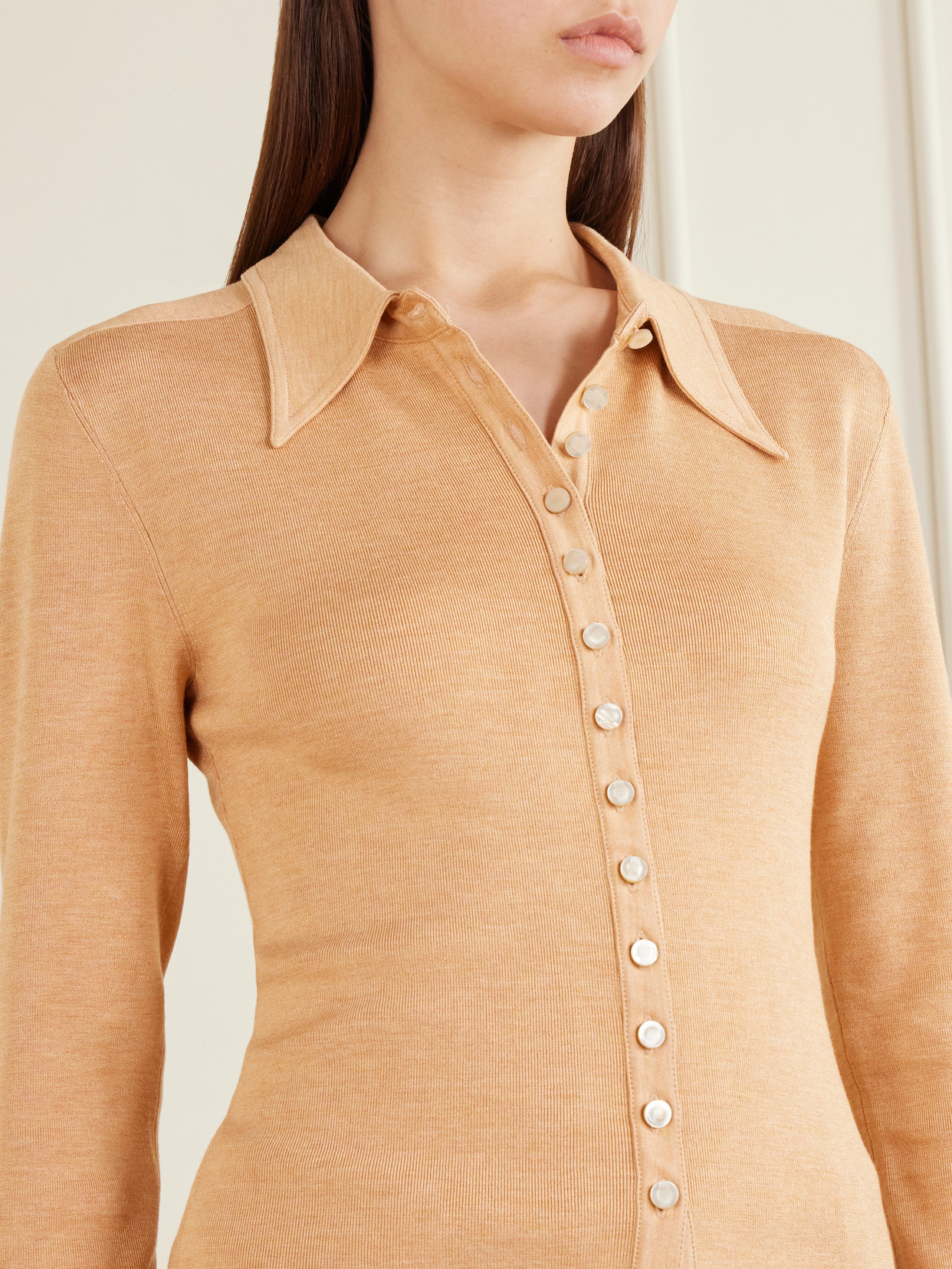 Silk-Blend Polo
