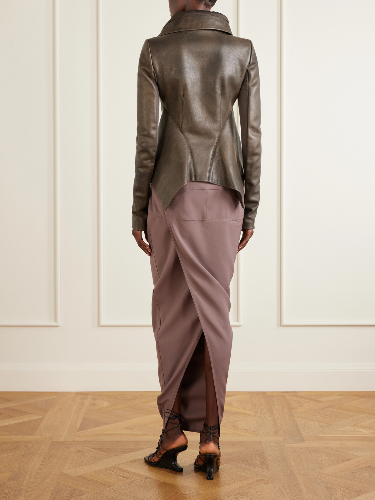 Naska Leather Biker Jacket