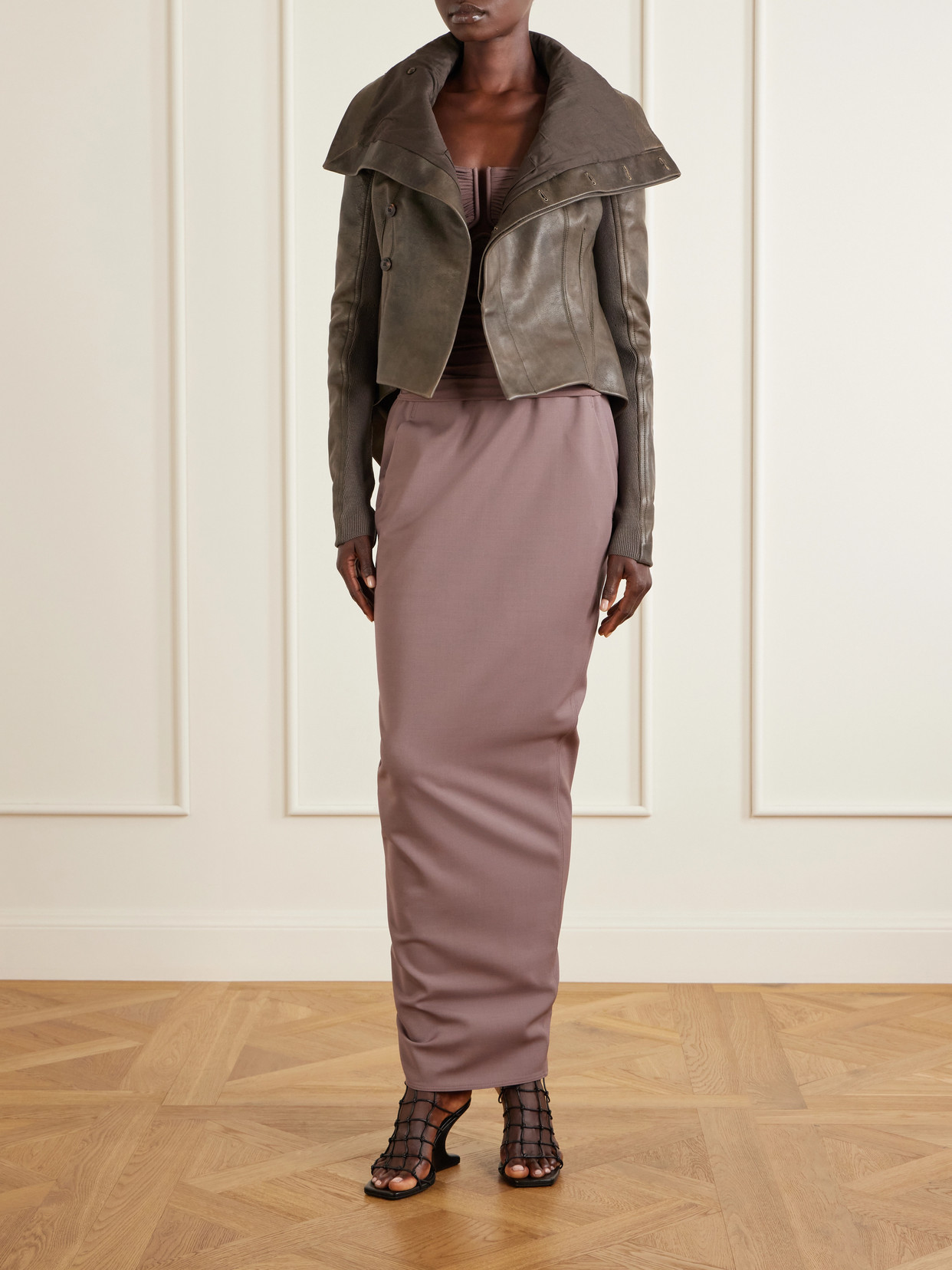 Naska Leather Biker Jacket