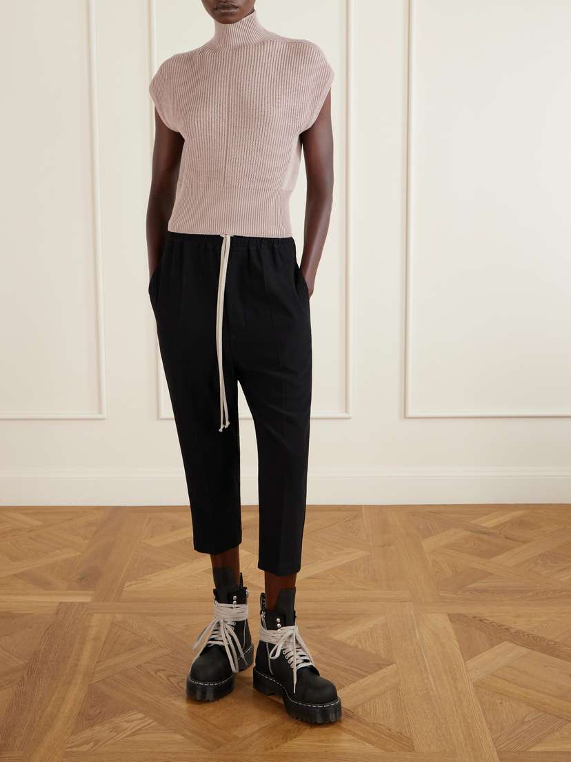 Rick Owens Ribbed Wool Turtleneck Top | Thumbnail 2 Rick Owens Ribbed Wool Turtleneck Top | Thumbnail 2