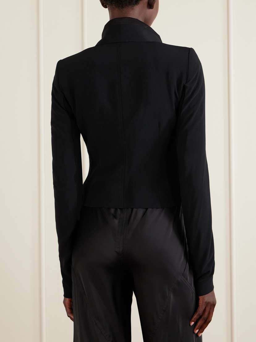 Rick Owens Classic Cady Biker Jacket | Thumbnail 3 Rick Owens Classic Cady Biker Jacket | Thumbnail 3