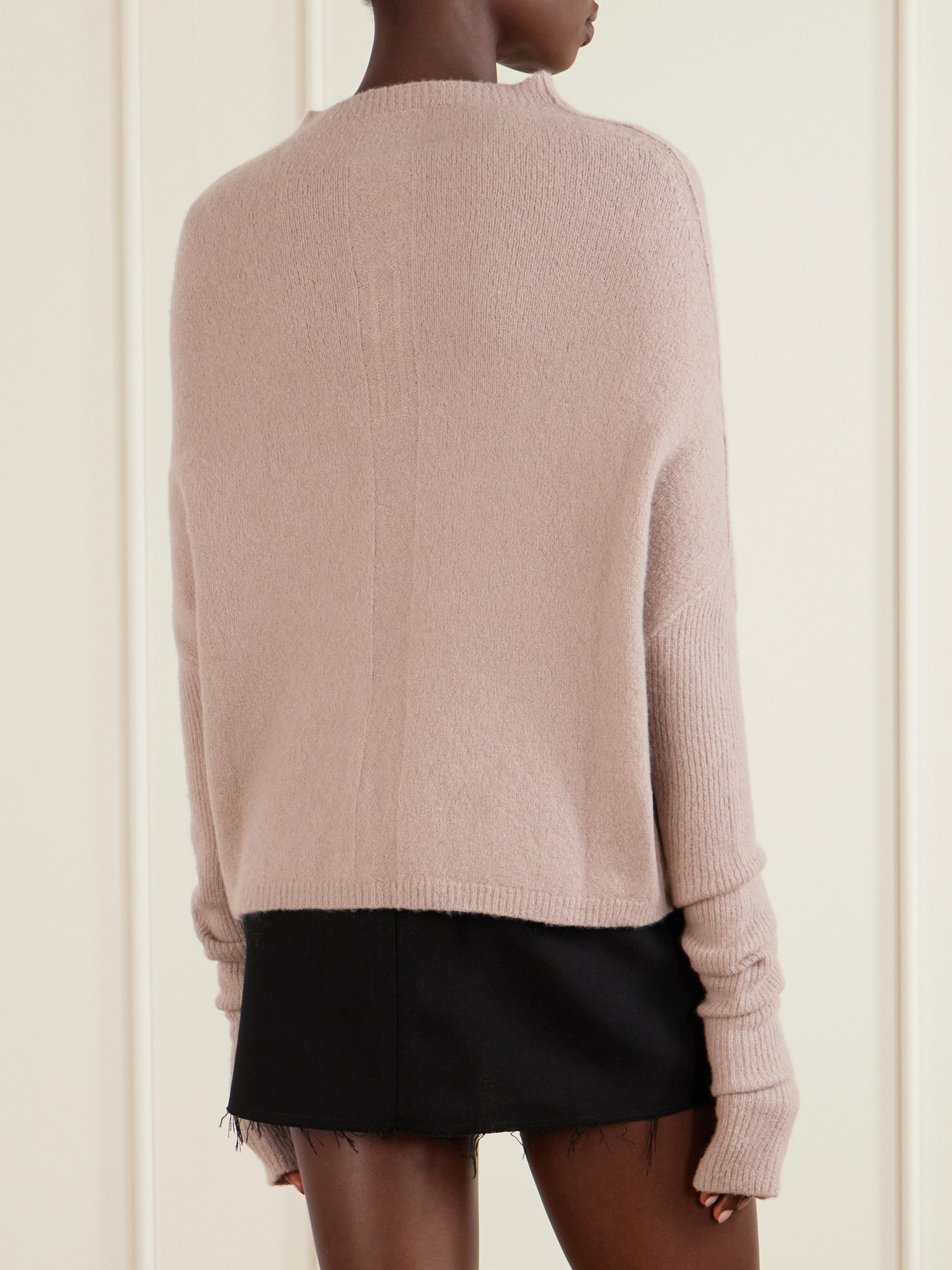 Crater Cashmere-Blend Turtleneck Sweater