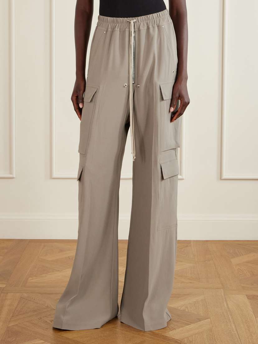 Rick Owens Cargobelas Cady Wide-leg Cargo Pants | Thumbnail 3