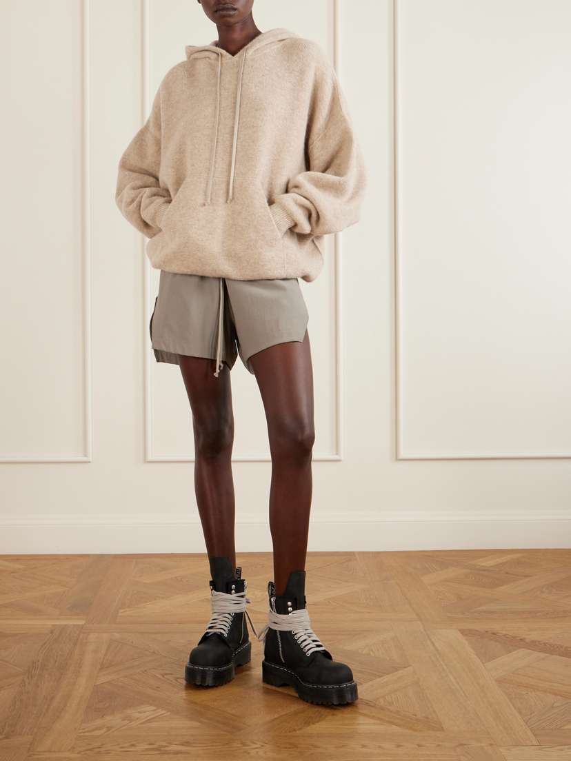 Rick Owens Hun Wool-blend Hoodie | Thumbnail 2 Rick Owens Hun Wool-blend Hoodie | Thumbnail 2